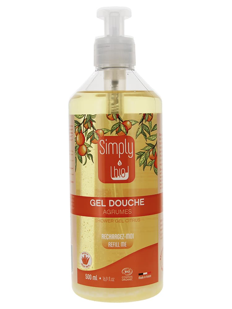 Simply Bio Gel Douche Agrumes Biologique 500 ml